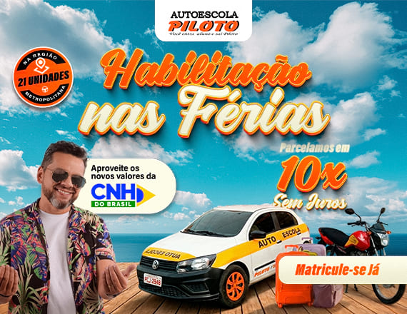 F�rias com CNH do Brasil